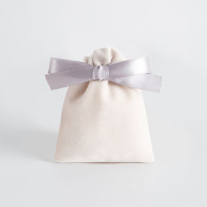 10Pcs Soft Velvet Drawstring Jewelry Bags with Ribbon Multipurpose Storage for Different Ornaments Organizing &Portable Carrying