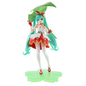Bandai | Hatsune Miku Figure Anime Girl Model Desktop Decor Collectible Doll Gift for Fans Future Vocaloid Statue Japanese Kawaii Otaku