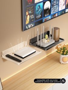 LOCIKA | Folding Shelf for Routers TV Boxes WIFIs Cameras