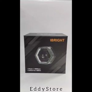 Projie Biled Crystal Segi Ibright ZE 3XB 4.5inc Dilengkapi Kipas Pendingin Plus Shroud Akrilik