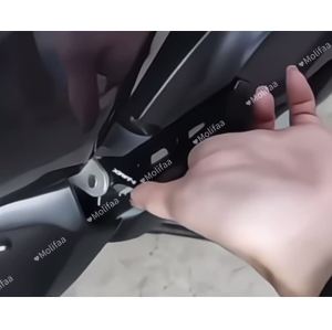 for YAMAHA NMAX NVX AEROX 155 V1 V2 Rear Passenger Foot Pedal Foldable Motorcycle CNC Aluminum Non-Slip Footrest Foot Rest Pegs Accessories