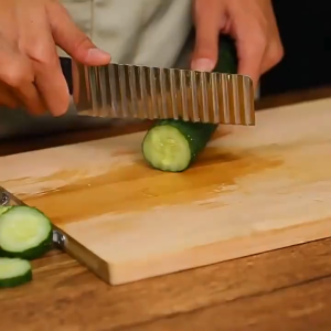 Pisau gelombang gerigi / Pisau kentang gelombang / Pisau agar pemotong serbaguna