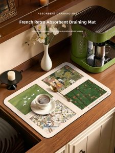 MIMARIJI | French Vintage Style Heat-Insulating and Water-Absorbing Table Mat