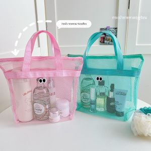 Túi Lưới Dung Tích Lớn Túi Đựng Đồ Đi Biển Túi Mua Sắm Túi Đựng Đồ Dùng Cá Nhân Túi Xách Tay Bằng Vải Polyester Túi Lưới Rỗng