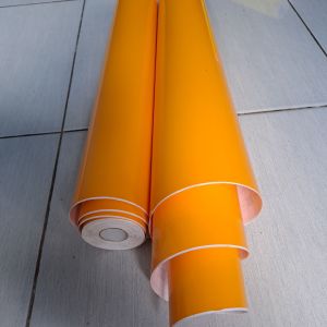 Skotlet Stiker Kuning Tua Glossy Scotlet Motor Kuning Sticker Motor Metic Stiker Lis Motor