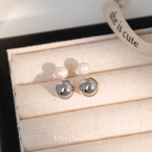 Handmade Original Design Vintage Metal Ball Earrings for Women Elegant Luxury Feelings Fashion Jewelry Ear Cuffs