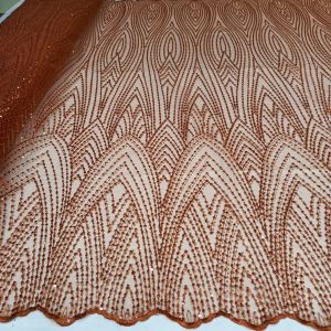 Tulle bordir full payet Motif elisab salur Murah!