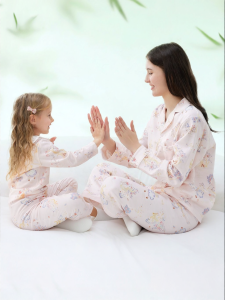 Usbettas | Soft Pure Cotton Womens Loungewear Set Spring and Autumn