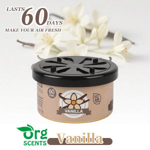 Car Air Freshener vanilla Scent Organic Cans Odor Eliminator Essential Long-Lasting Strong Fragrance For Auto Home Closet