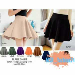 Rok olahraga senam gym zumba dancer skirt korean