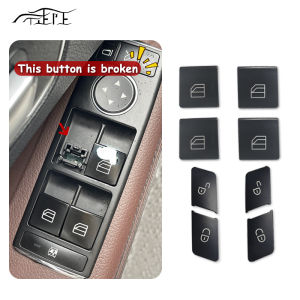 Window switch Button Glass Lift Button For Mercedes Benz C E GLK Class W212 W204 W463 W166 W176 W246 W207 W156 X204 Drivers Side Window Replacement Parts cap