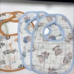 Mumystation Celemek Bayi Waterproof Celemek Makan Bayi Handuk Liur Bayi Bibs Bayi
