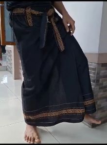 SARUNG CELANA MUSLIM HITAM SERIES CELANA SARUNG PRIA DEWASA JUMBO & EXTRA JUMBO