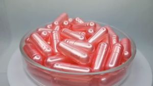 1000pcs Size 00 Pearl Light Pink / Pearl Light Pink OSPA High Quality Empty Gelatin Capsule