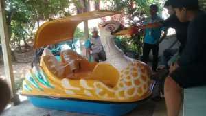 perahu bebek fiberglass perahu wisata