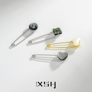 Womens Fashion Pearl Button Lapel Pins Tighten Waist Closer High End Prevent Exposure Fixed Clothes Accessory Korean Style