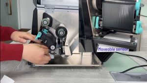 iTCAN เครื่องพิมพ์ฉลากความร้อนริบบอน GI-2408T เครื่องพิมพ์สติ๊กเกอร์บาร์โค้ด Thermal Transfer