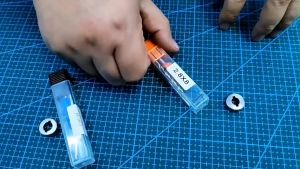 Penutup Lubang Skrup Baut HPL Tang Hole Punch Set Dengan Bor 8mm Cutter Trimer Pisau HPL
