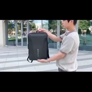 Tas Ransel Laptop UB419 Tahan Air Anti-maling Hard Shell EVA With Port USB