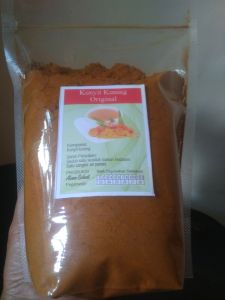 temulawak bubuk/kunyit putih bubuk/kunyit kuning bubuk kemasan 500gr