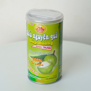 Sấu nguyên quả ướp đường Minh Trung 365g - Sấu 12 (combo 12 lon)