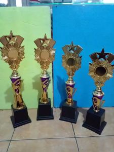 Piala Lomba Juara 1 2 3 4 (N0.01 BODY UNGU RASER) "costum" FREE STICKER (BOLEH satuan)TERMASUK SETICKER DAN FREE DESIGN