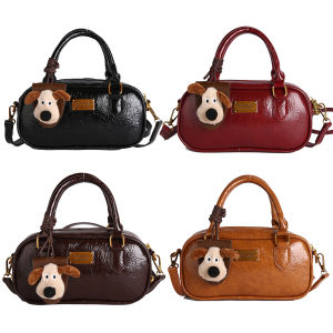 PU Leather Bowling Bag for Women and Girls with Adjustable Strap for Travel Gym and Casual Wear[Ueb Shop]
