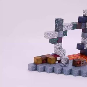 Magnetic Building Block Bricks Toy Mine Stacking World DIY Model Build Set Educational STEM Kids Boy Pink Girly Holiday Gifts