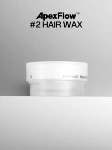 ApexFlow No.2 Water-Based Hair Wax | Strong Hold Natural Shine Eco Refill Sweat-Resistant Humidity-Proof Non-Sticky Long-Lasting Styling Easy Wash Out for Men