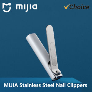 Original MIJIA Stainless Steel Nail Clippers with Anti-splash Cover Trimmer Pedicure Care Nail Clippers Professional File Nail