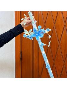 FUMENGLAN | Clover and Peach Blossom Sword DIY Twisted Stick Kit