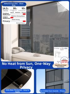 O Margo | Privacy Protecting Heat Insulation Sunscreen Light Blocking Window Film