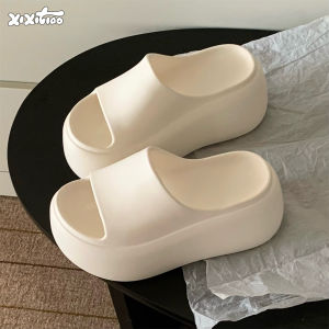 XIXITIAO | Stylish Thick-soled Comfortable Minimalist One-piece Slippers 8cm