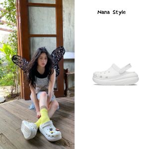 Nana Ouyang Womens Summer Outdoor Slip-On Anti-Slip Thick Bottom Comfortable Beach Sandals EVA Material Low Cut Casual Shoes