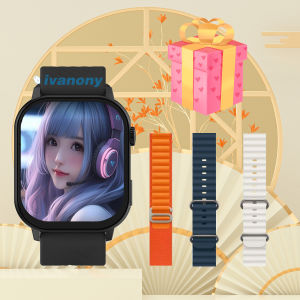 Original Hello Plum Smart Watch H16 49MM 1GB ROM Photo Ablum 2.08inch Screen Bluetooth Call Voice Assistant Compass Smartwatch