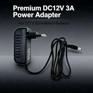 DC 12V 3A Power Adapter AC 100-240V Input Supply Charger Universal Switching Adapter Converter Plug for CCTV Camera DVR NVR LED