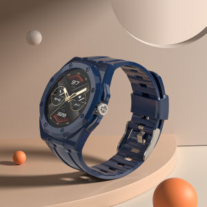 Full Coverage One-Piece Pure Color Transparent Silicone Replacement Band for Huawei Watch GT Cyber Mens Womens Sports Smart Watch Band