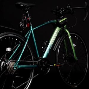 Basikal ung dilipat singapura Soft Tail Mountain Bike Road Bike [diskaun pelanggan baru] kereta Bent Handlebar lelaki dan wanita tengah dan Double Disc Brake Racing