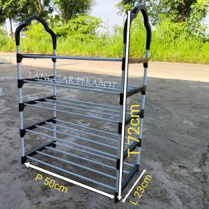 PROMO#RAK SEPATU STAINLESS STEEL SUPER KOKOH