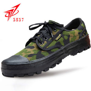 รองเท้าผ้าใบพื้นยางกันลื่นสำหรับผู้ชาย รองเท้าทำงาน รองเท้าลำลอง สไตล์สปอร์ต ฤดูใบไม้ผลิและฤดูใบไม้ร่วง รองเท้าผ้าใบลายพราง