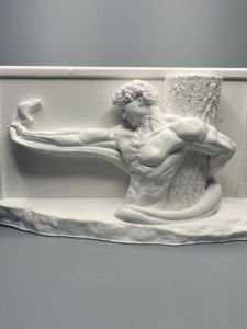 Retro Roman Figure Sculpture Artwork Gypsum Statue Home Decorative Ornaments Birthday Gifts Museum Style Fragrance Stone