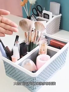 Khay nhựa tiện ích 4 ngăn để bàn đựng bút đồ dùng đa năng hàng Cao Cấp Bền Đẹp - Kệ Để Mỹ Phẩm - Rổ Tiện Ích Để Bàn 4 Ngăn Đựng Mỹ Phẩm Đồ Dùng Học tập Tiện Lợi