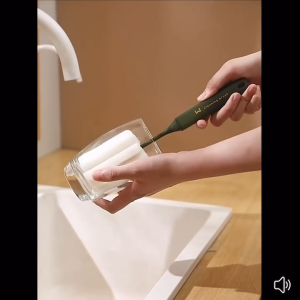 BB7 - Spons Sikat Pembersih Botol Susu Gelas Termos Busa Lembut Gagang Panjang Pembersih Botol Minum Serbaguna