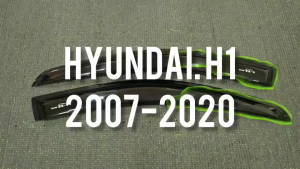 คิ้ว H1 กันลม กันสาด ดำทึบ ฮุนได Hyundai ใส่ได้ทุกปี