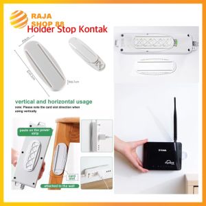 Holder Colokan Stop Kontak Gantungan Remote AC Dinding Holder Socket