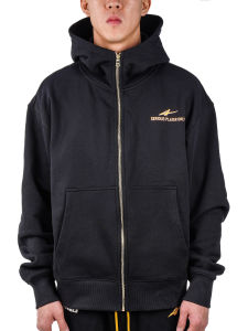 Zipper Hoodie Black/Gray