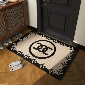 Accessible Luxury Nordic-Style Home Mat Home Non-Slip Entrance Foot Mat Classy Retro Stain-Resistant Door Mat Entrance Mat