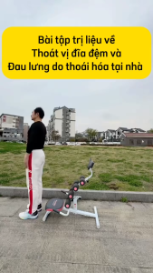 Yoga Chỉnh Đĩa Tập Thể Dục Đai Thiết Bị Giải Nén Cột Sống Cáng Hộ Gia Đình Mở Lưng