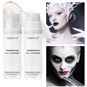 White Foundation Liquid Light Beige Brightening Tint Liquid COS Pure White Brightening Character Role PlayCarnivalHalloween