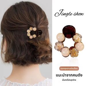 กิ๊บติดผมสไตล์ใหม่ปี 2025 สำหรับผู้หญิง ทรงครึ่งหัว ดีไซน์สัตว์ฉลาม ประดับเพชร ดีไซน์หรูหรา กิ๊บติดผมแบบอเนกประสงค์